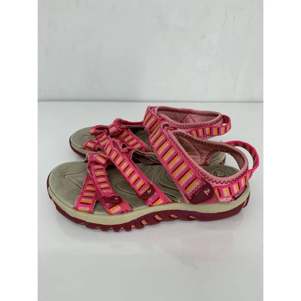 Merrell Girls 2M Pink Spinner 3 Strap Sandals